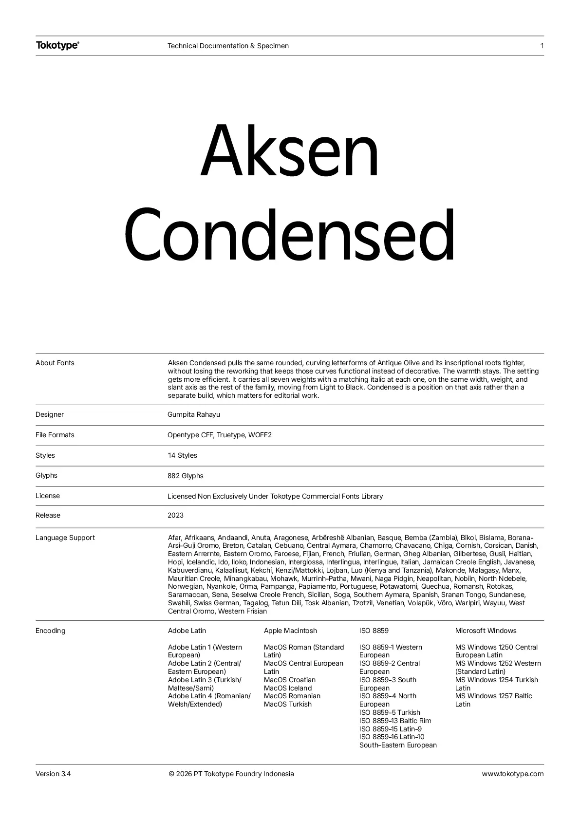 PDF Specimen